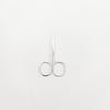 Stainless Steel Eyebrow, Nose, and Beauty Scissors with Round, Curved, and Pointed Heads
