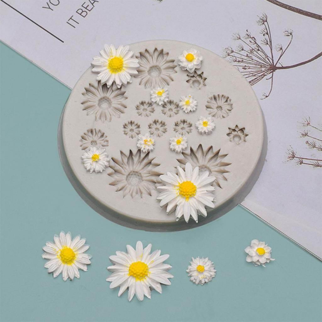 Σιλικόνης Μαργαρίτα Φόρμα Ζαχαρόπαστας Διακόσμηση Τούρτας Ζαχαροπλαστική Σοκολάτα Φόρμες Ψησίματος