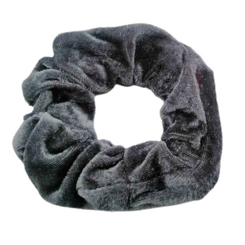 

Fashionable Hair Bobbles Soft Scrunchies with Zippered Money Holder for Women Gym Sports Travel Use Ponytail Holder