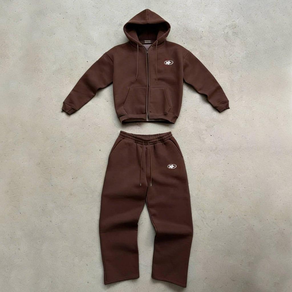 2026 European & American Style Trendy Printed Sportswear Set
