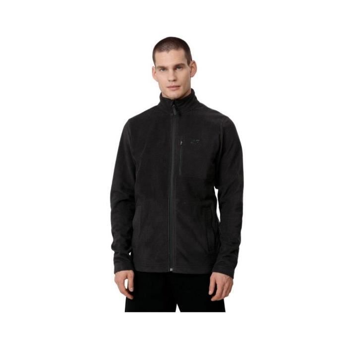 Sweat - 4F - PLM352 - Noir - Manches longues - Col capuche