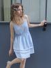 Eseuwaitussi Floral Texture Mini Dress_3Color