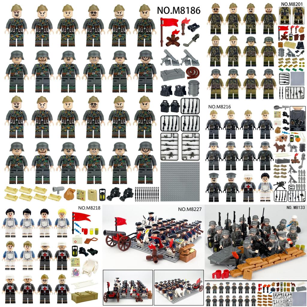 World War Ii Plastic Building Blocks Set With Diy Construction For Collectors And Kids
