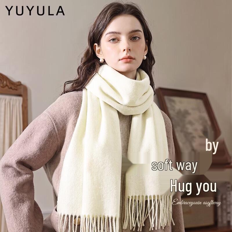 YUYULA Women's Pure Wool Scarf