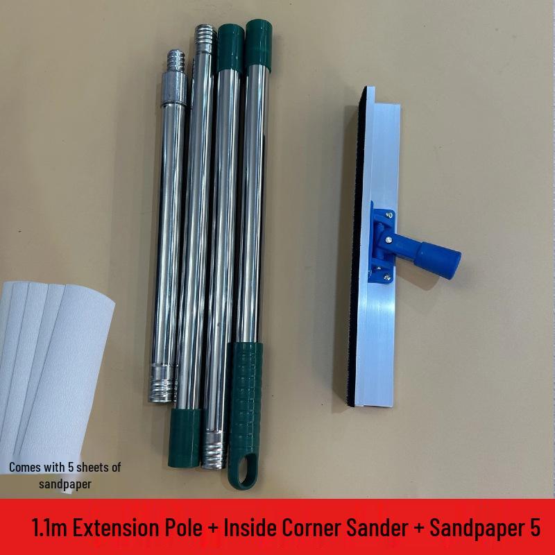 Ultra-Light 90° Triangular Self-Adhesive Sanding Block for Internal Corners