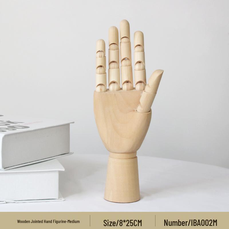 Jointed Wooden Puppet Doll: Handcrafted Human Body Ornament & Decompression Gadget.