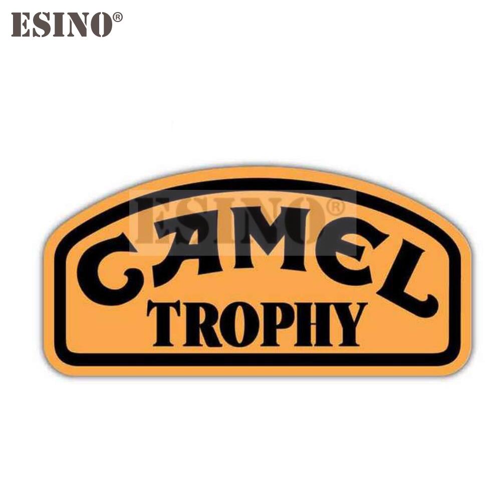 Style de voiture Créatif Drôle Camel Trophy Autocollant Décoratif Dessin Animé PVC Décalcomanie Imperméable Carrosserie Voiture Miroir Garde-boue Motif Vinyle