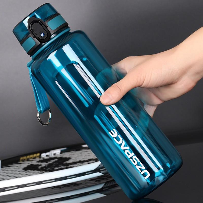 Large Capacity Tritan Sports Water Bottle Men Outdoor Gym Hiking Travel BPA Leakproof