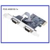 Double Port PCIExpress Serial Adapter Card RS232 COM Port Compatibles Multiple Operating Systems