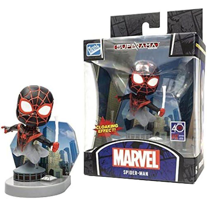 Mini-diorama - the loyal subjects - spider-man (miles morales) - 10 cm - effet camouflage - multicolore
