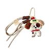 Cute Cartoon Dog Pendant Keychain Ornament