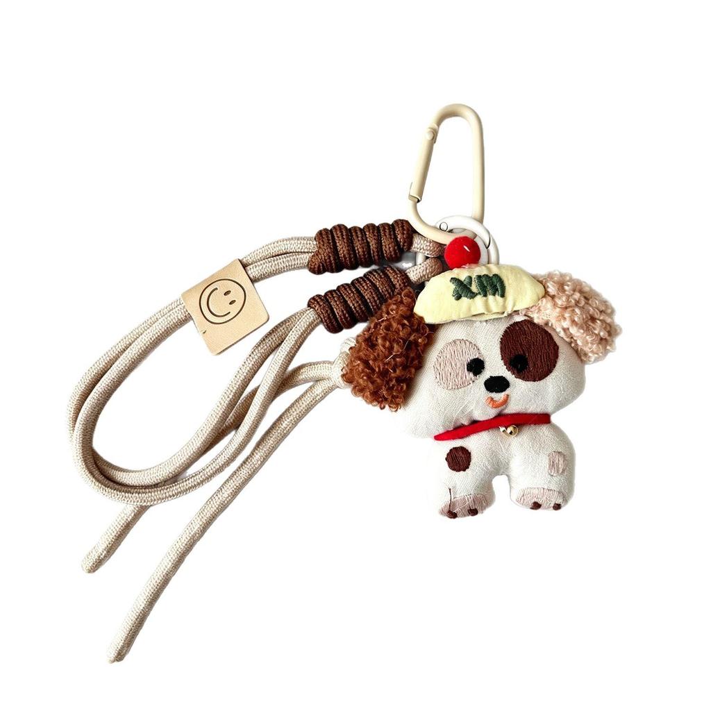 Cute Cartoon Dog Pendant Keychain Ornament