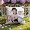Movie E-Emily In P-ParisS Cushion Cover Home & Car Dual-Scene Pillow Cover: Reversible for Premium Comfort