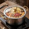 With Glass Lid Non-stick Pot Honeycomb Bottom Slow Cooker  Induction Cooker