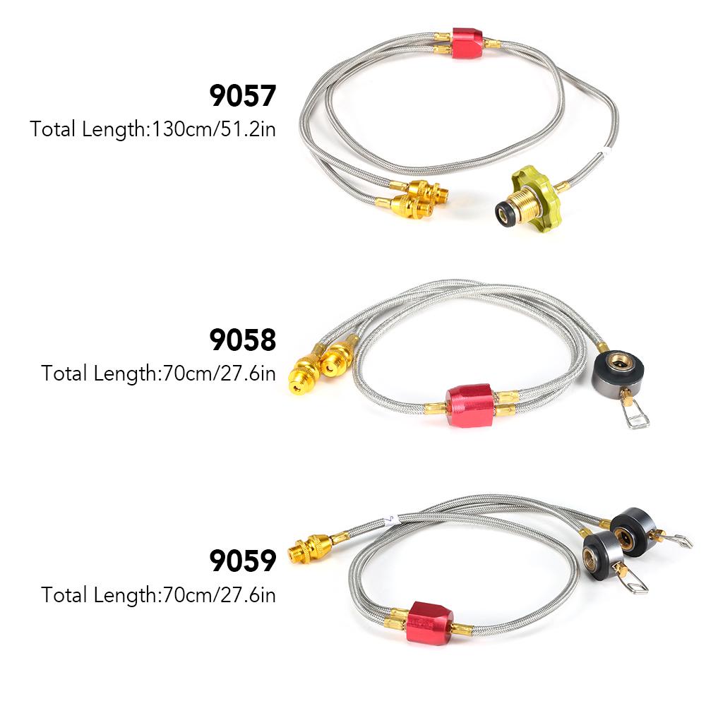 Adapter Hose Adapter Burner For Double Camping Stove Flat Cylinder Tank Adapter For Outdoor Fishing Picnic