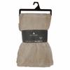 Beige flannel blanket 180x230cm warm soft