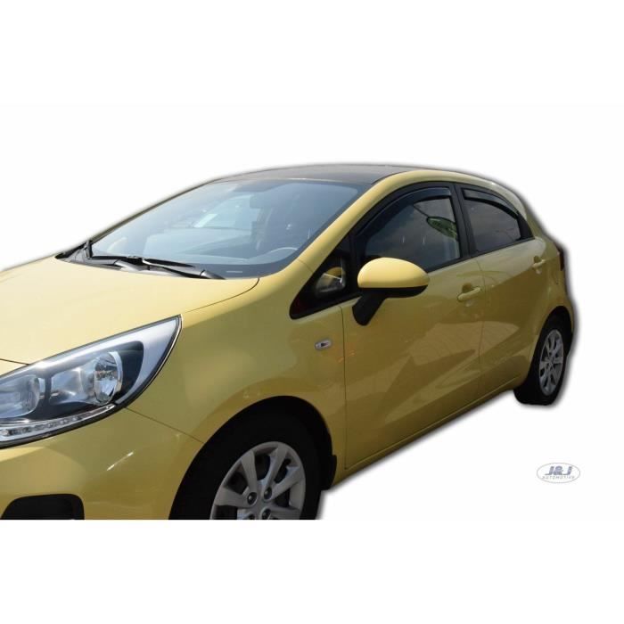 J&J AUTOMOTIVE | Heko Deflecteurs d'air Déflecteurs de Vent Pour Kia Rio 3 5P. Berlina 2011-2017