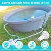 White Return Jet Fitting Adjustable Above Ground Pool Complete Inlet Return Fitting  SP1023