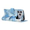 Apple 17Pro/16E Marble Patchwork Leather Case with Card Slot for iPhone Air