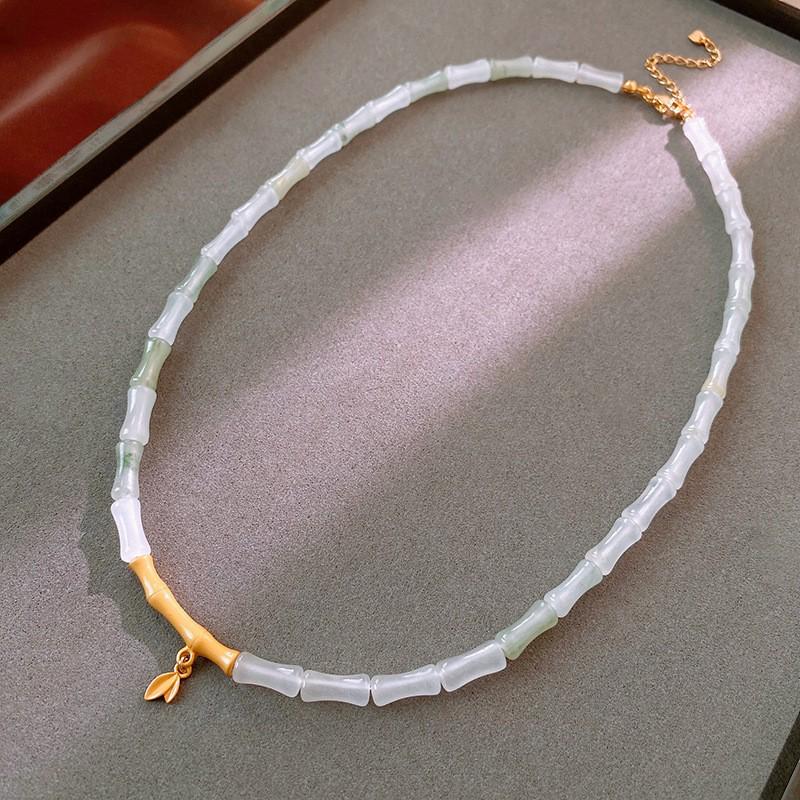 Dopamine Ethnic Retro Beaded Colorful Pearl Choker Necklace - Niche High-End Fashion