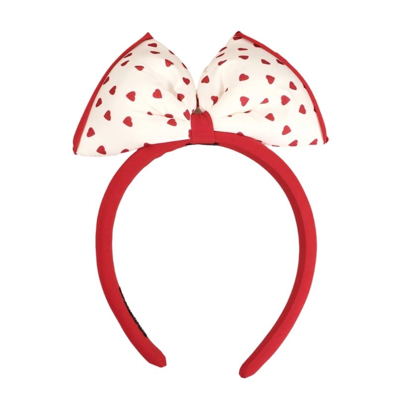 

Женский ободок для волос с узором из бантов Стильный бант для повседневного использования, вечеринок, фотосессий белый