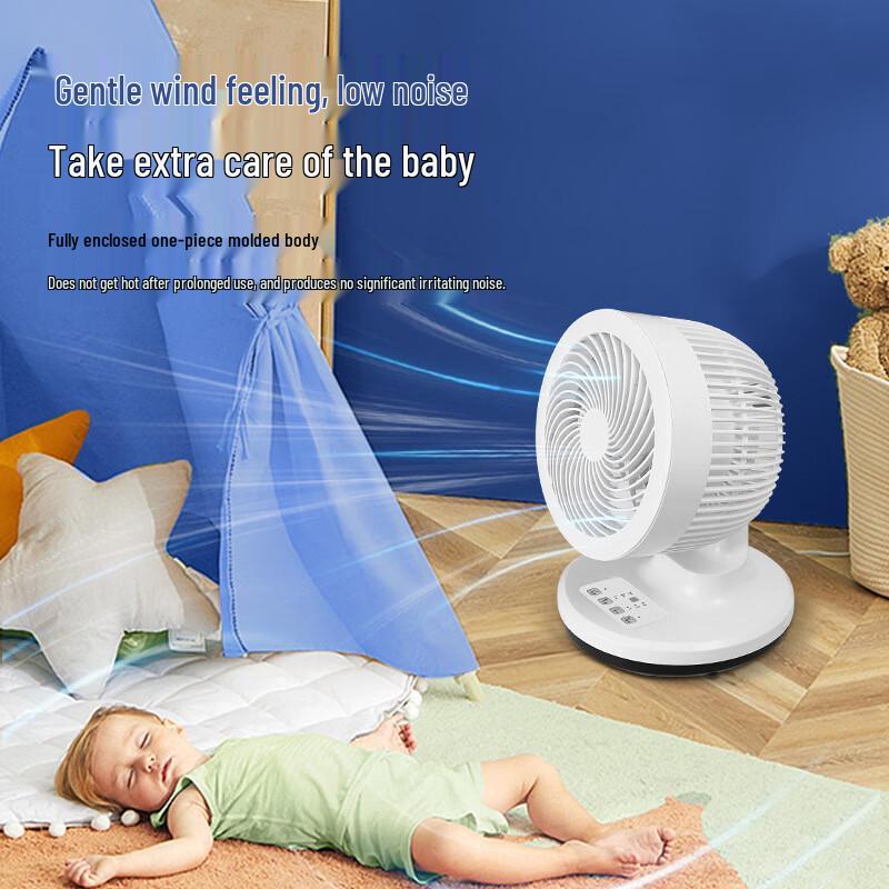 Storm Remote Control Circulating Desk Fan