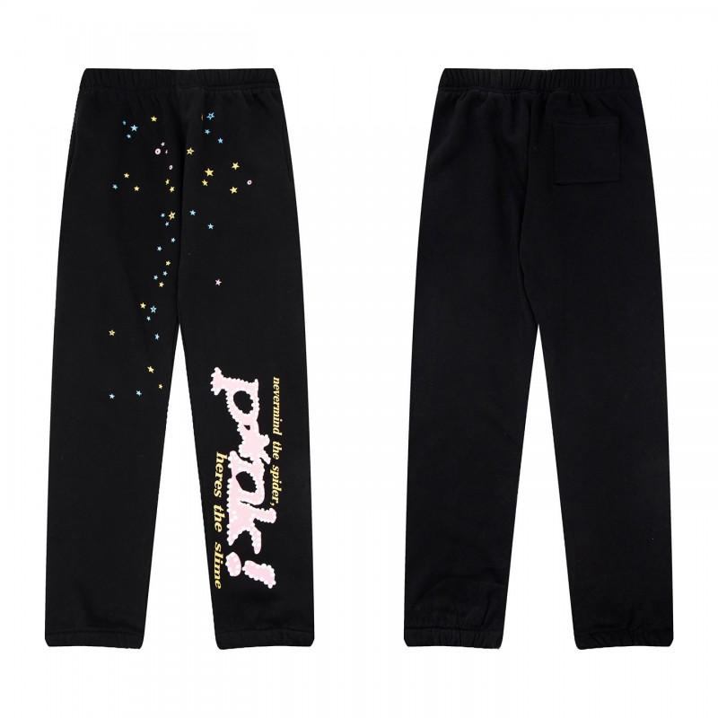 Sp5der Spider Web Foam Print Fleece Hoodie Loose Fit Hip Hop Sweatshirt Men Women