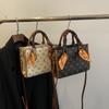 Bag New Summer Portable Small Square Bag Printed Handbag Fashion Versatile Single Shoulder Oblique Span Bag Women