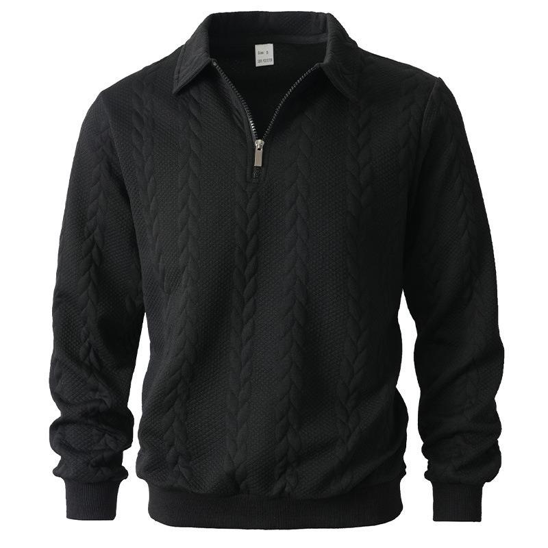 Men S Half Zip Collar Pullover Sweatshirt For Spring Autumn