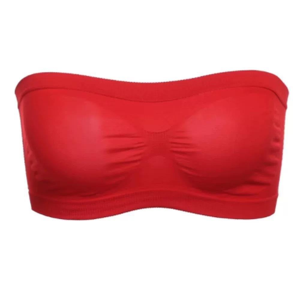 Atmungsaktiver Mesh-Tube-Top-Sport-BH für den grenzüberschreitenden Handel One Size rot