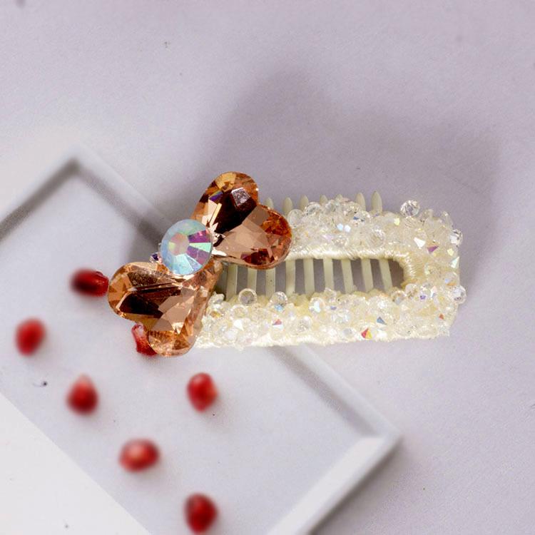 Ручная заколка для шерсти собаки с бриллиантами для йоркширского терьера и мальтийской болонки - Головной убор и аксессуар для шерсти питомца