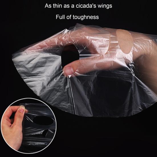 100 ks plastové fólie na jedno použití zabraňující ztrátě vlhkosti PE materiál Víceúčelová samolepka masky s dokonalým střihem pro lázně