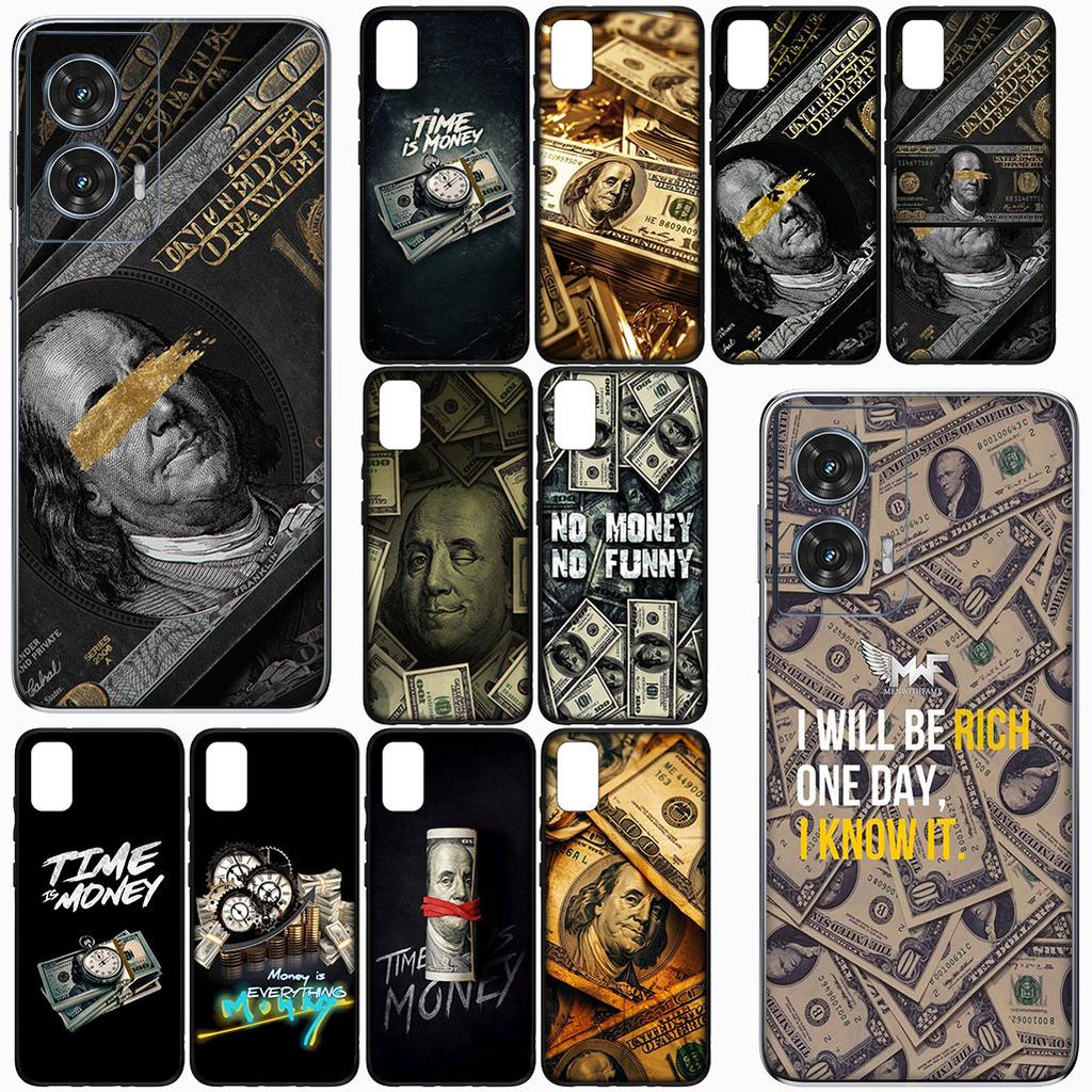 for Motorola Moto G86 G57 G67 G24 G15 G54 Power G13 G14 G34 G35 G45 G60 G53 G55 G64 G75 G72 Case Moneys 100 Dollars Wallpaper