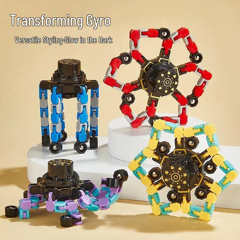 

Новичок 1.32: Деформируемая игрушка-гироскоп - Развивающая, механическая и декомпрессионная игрушка для вращения для детей Other