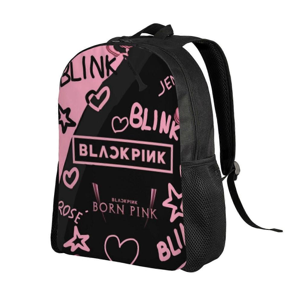 Blackpink (19) Mochila Escolar Bolsa de Libros para Niños Grande para Escuela y Oficina Ligera Viajes al Aire Libre Bolso de Hombro-frh20