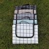 Karierte Outdoor-Picknick- und Campingmatte