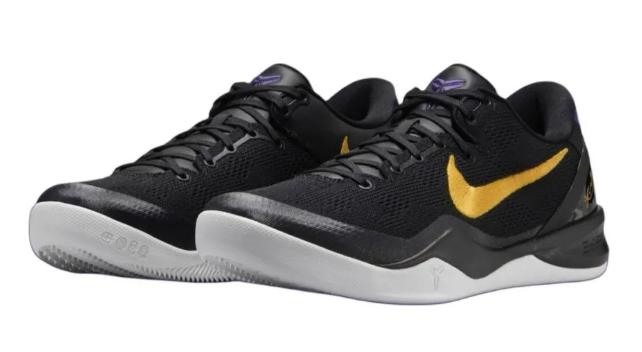 

Nike Kobe 8 Protro Lakers Away Black/Gold Basketball Shoe Men s HF9550-001 38.5