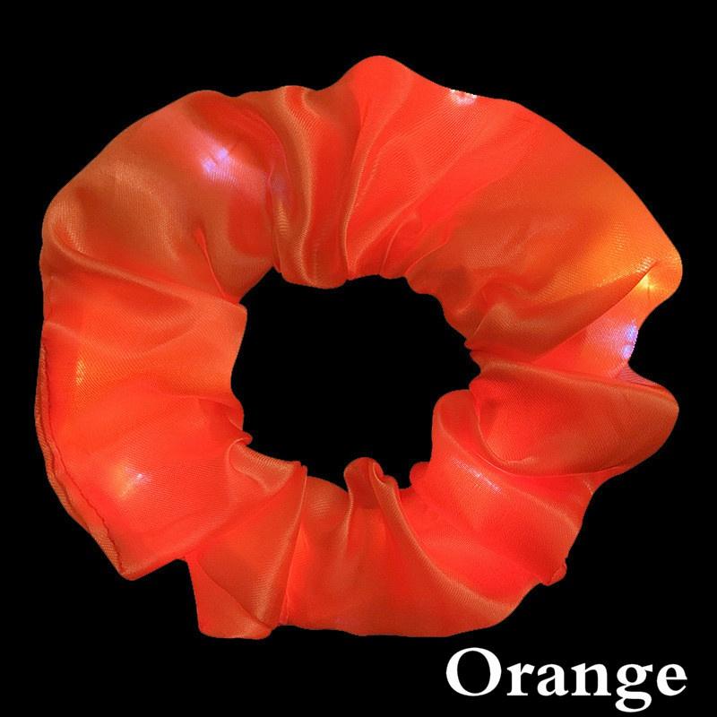LED Large Intestine Hair Ring Nightclub Bar Dance Club Luminous Hair Accessories