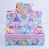Cartoon Kawaii Mini Labubu Resin Figures Cute Dolls Model Blind Box Collection Creative Diy Home Decoration Accessories Gifts