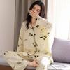 Pajamas Women's Spring and Autumn Pure Cotton Long-sleeved Autumn New Large Size Casual High-end Autumn and Winter Cotton Loungewear