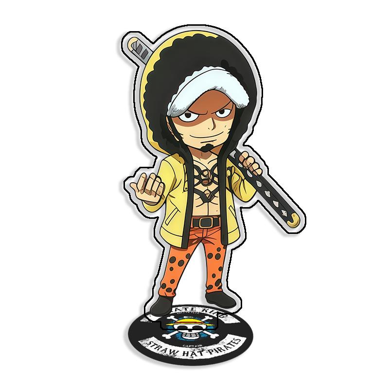 Standing Sign for OPCG OP Buggy Sabo Boa Hancock Smoker Self Made Cartoon Anime Game Desktop Decoration Toy Fans Gift 15cm
