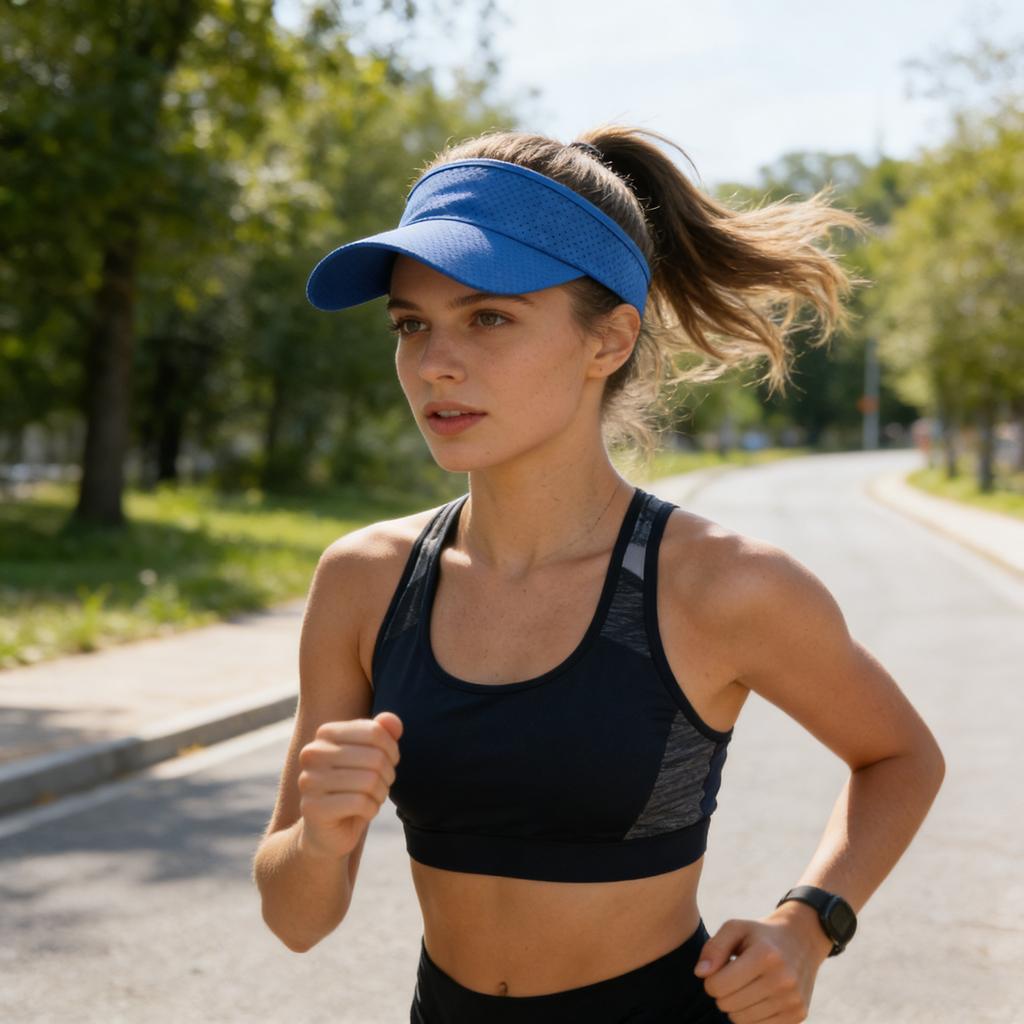 Unisex Hat, Running Sports Sun Hat, Monochrome Empty Top Hat