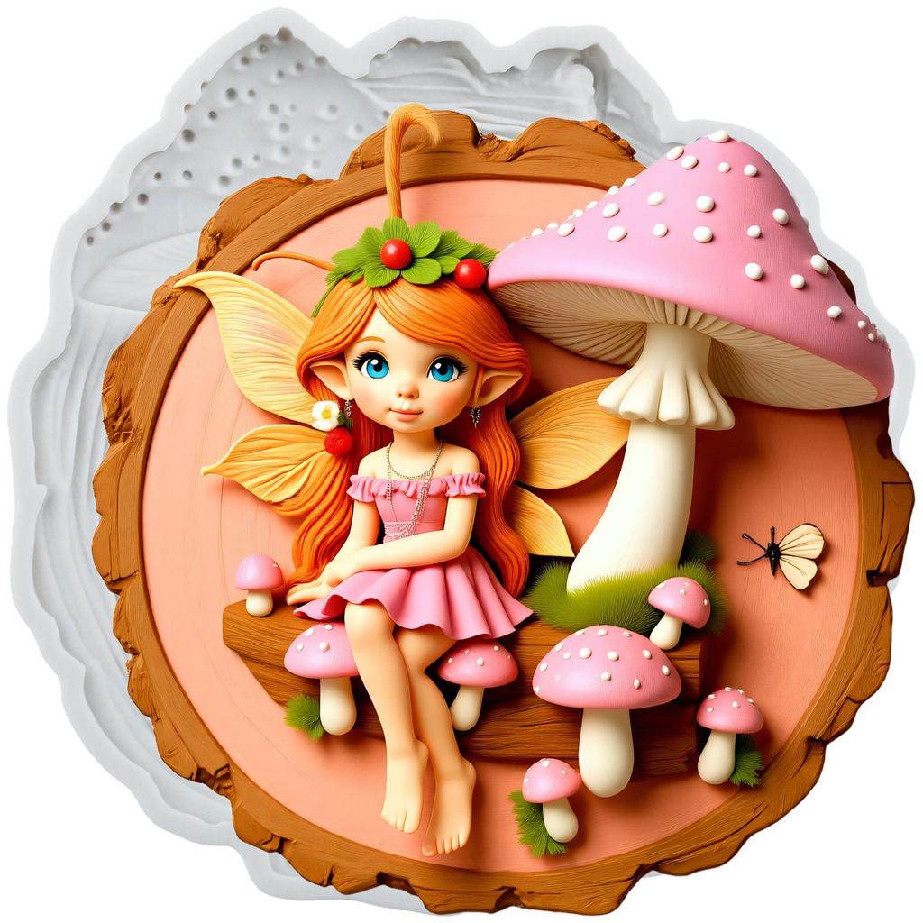 Butterfly Fairy Silicone Mold Fairy Fondant Molds Cake Decorating Tools Theme Cake Dessert Decorated Chocolate Candy Mold