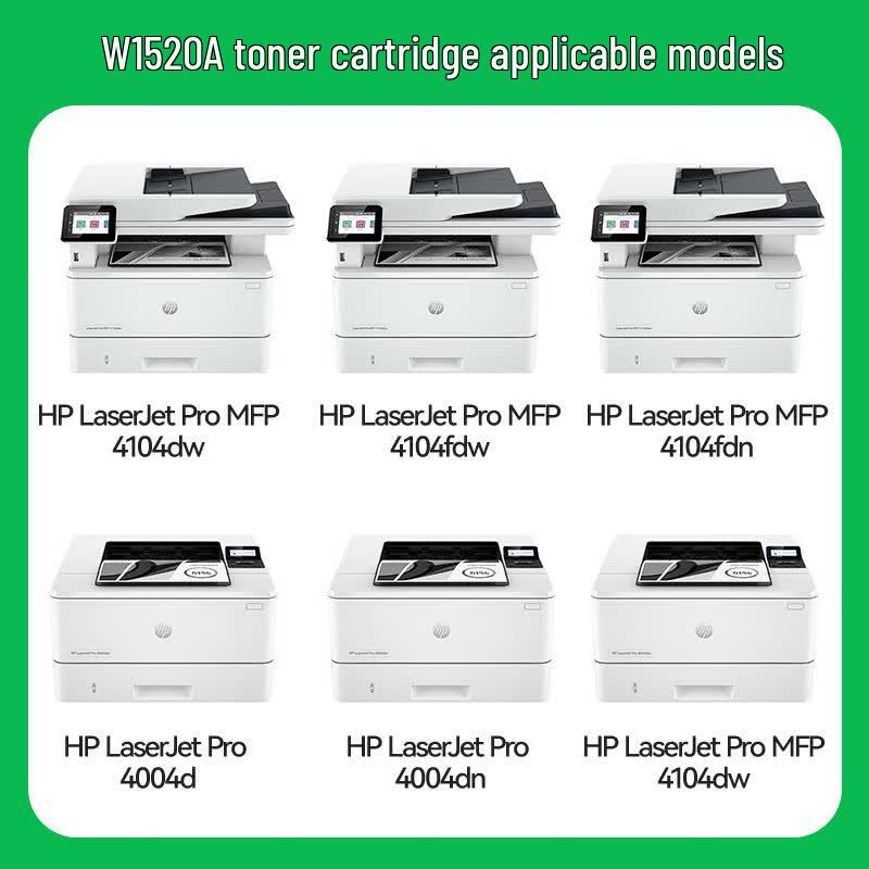 Compatible HP W1520A Black Toner Cartridge