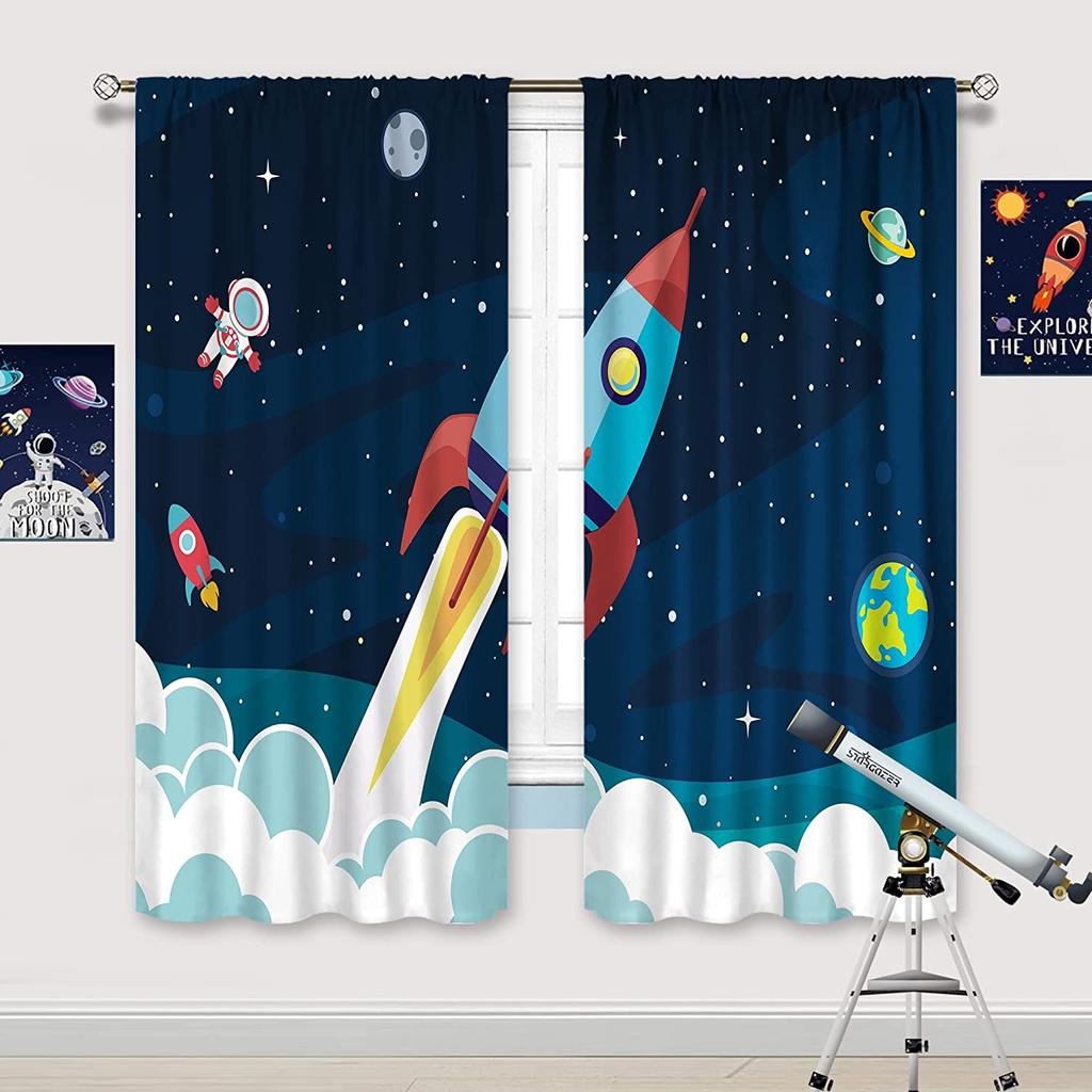 Rotes Flugzeug Wolken Fenster Vorhänge Heimdeko Kinderzimmer Vorhänge Küche Tür Vorhänge Vorhänge für Wohnzimmer