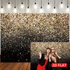 1 Stuk Zwart Gouden Glitter Vonken Feest Decoratie Achtergrond Feest Achtergrond Decoraties Voor Fotostudio Fotohokje Feest