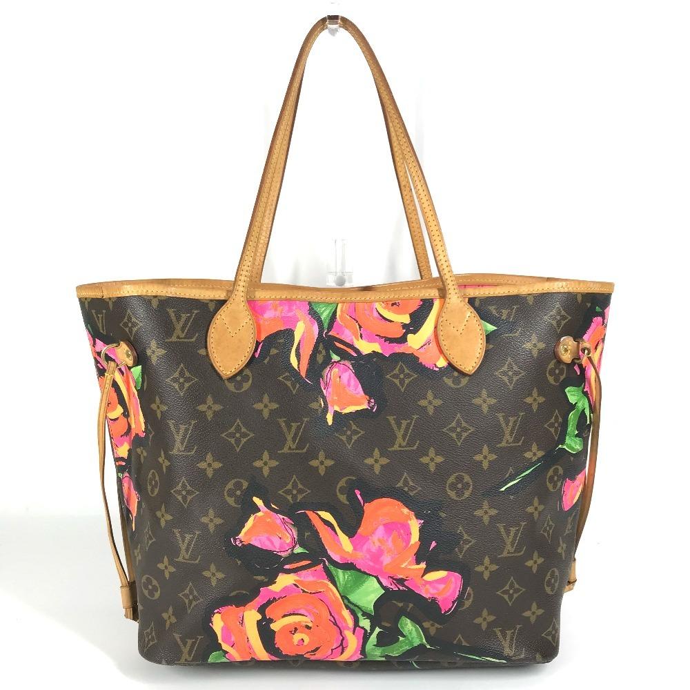 Louis Vuitton  M48613 Monogram Rose Neverfull MM Shoulder Bag Tote Bag
