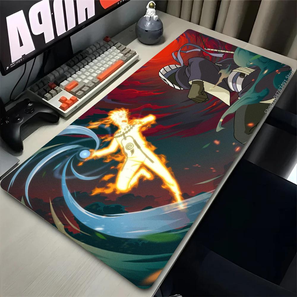 Podložka pod myš Podložka na stůl pro notebook Herní podložka na stůl Černobílá Manga Podložka pod myš Anime Kancelářský Počítač Naruto Uzumaki Koberec Herní Podložka pod klávesnici