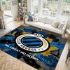 Club Brugge FC Design Tappeto in Velluto di Cristallo Accogliente Non?Tappeto Stampato Antiscivolo per Camera da Letto Soggiorno Ingresso