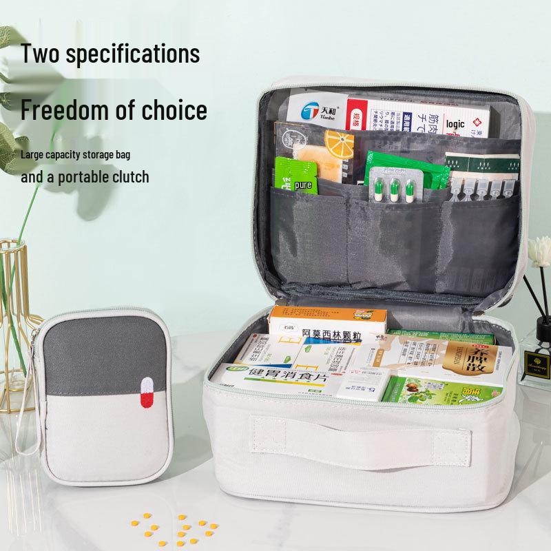 Portable Large-Capacity Travel and Household Emergency Medical Bag